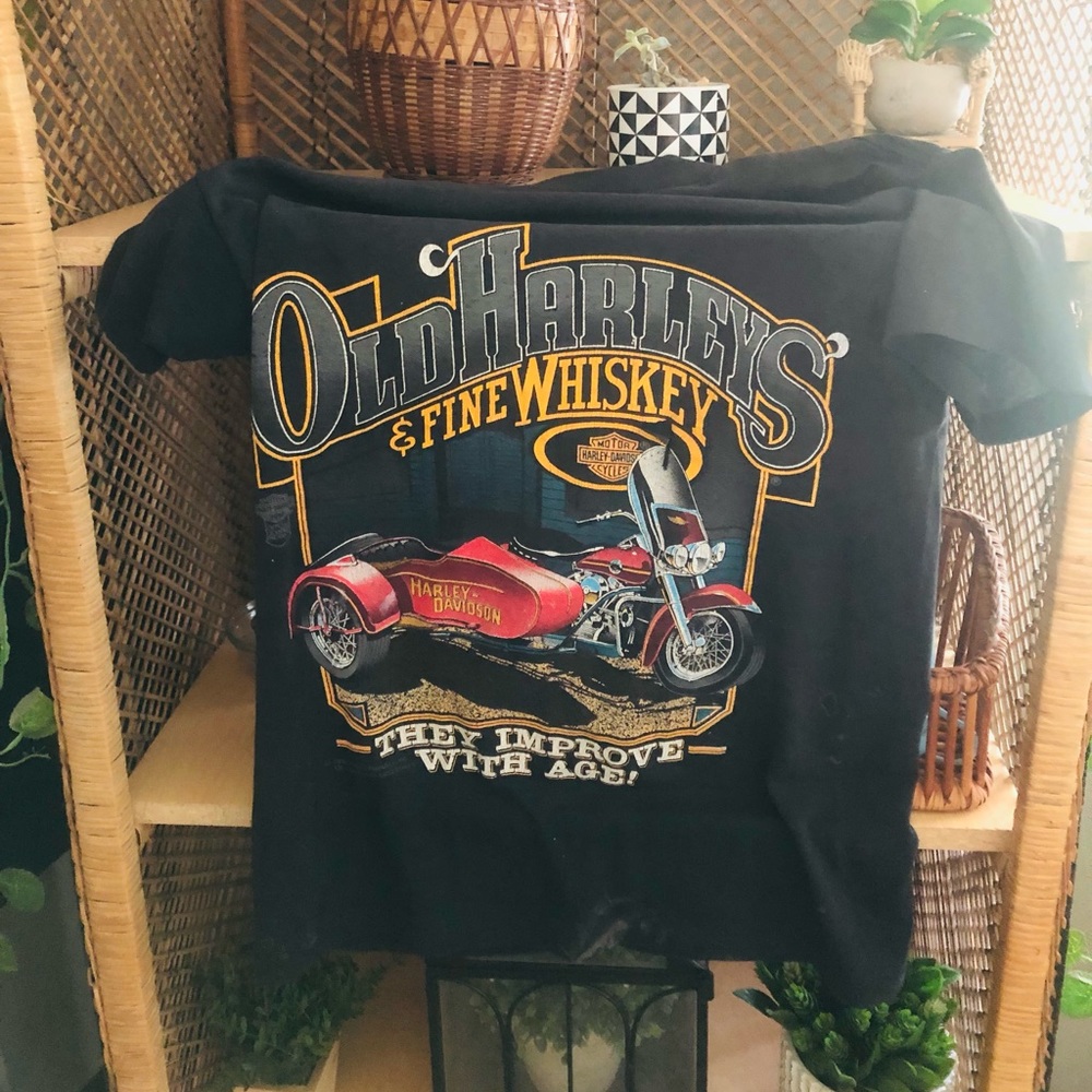 Vintage 1986 Harley Davidson Whiskey Tee